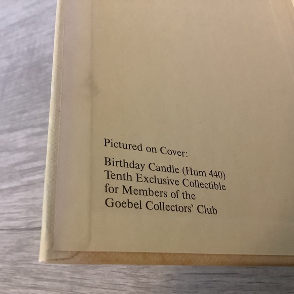 Vtg. 1986 Goebel Collector's Club M.J. Hummel My Memory Book Plus Bonus Letter - Picture 15 of 16